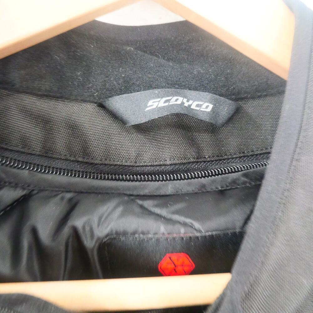 NEW Scoyco Men's XL Motorcycle Jacket Coat Built in Protection Windproof WP - Picture 7 of 16